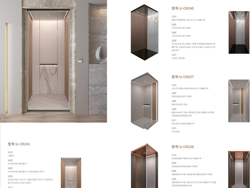 i520 ProⅡ轿厢精选折页（别墅电梯）